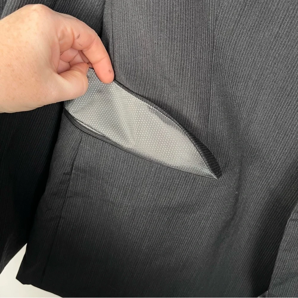 Joe Joseph Abboud Wool Blend Men’s Sports Coat Blazer Gray – Size 46S
